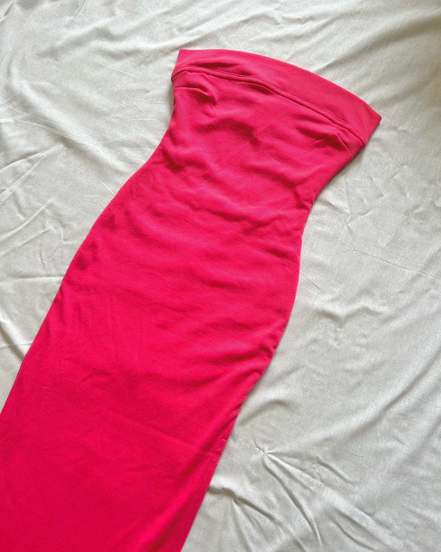 Coral Midi Dress