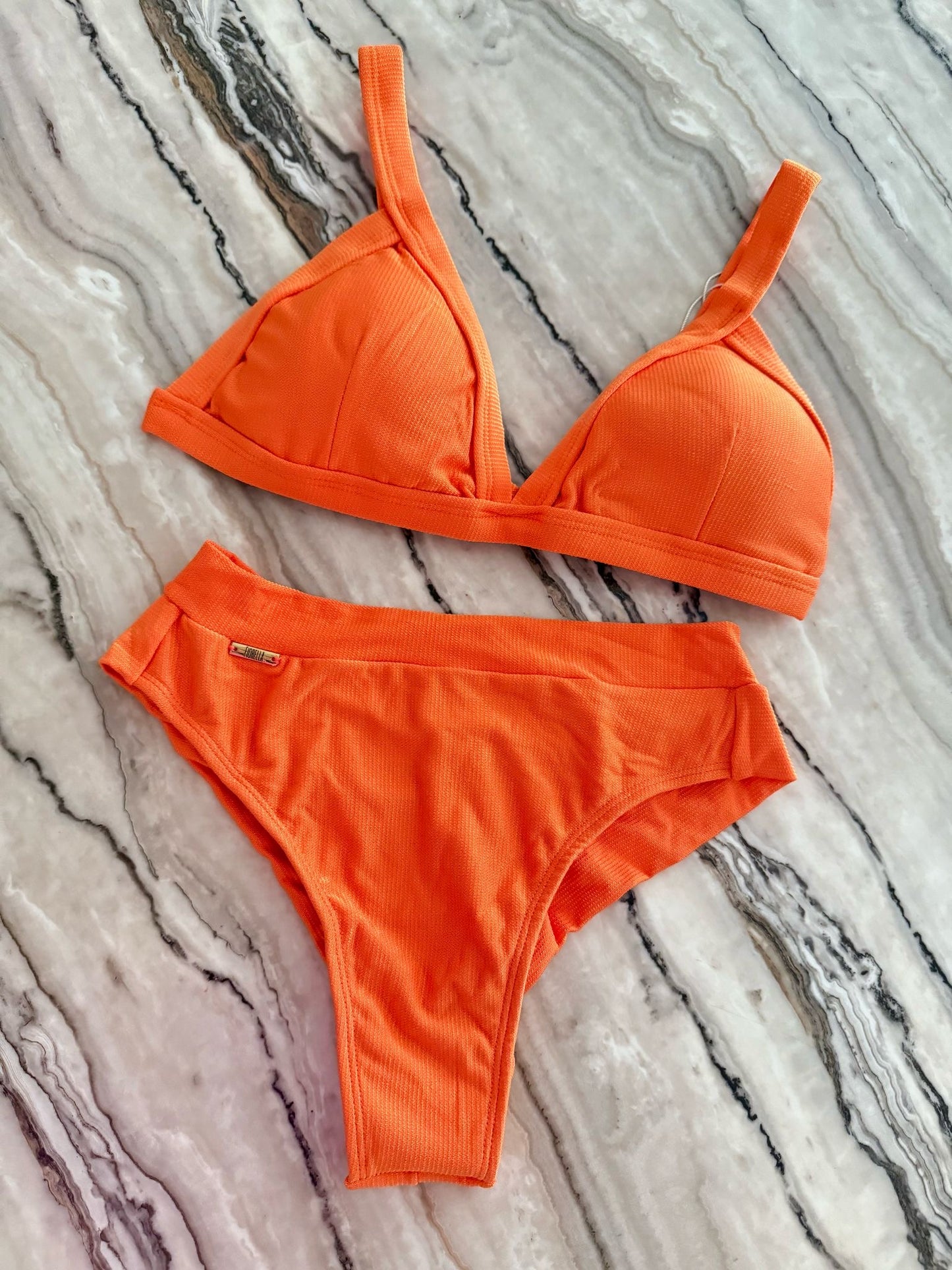 Orange High Waisted