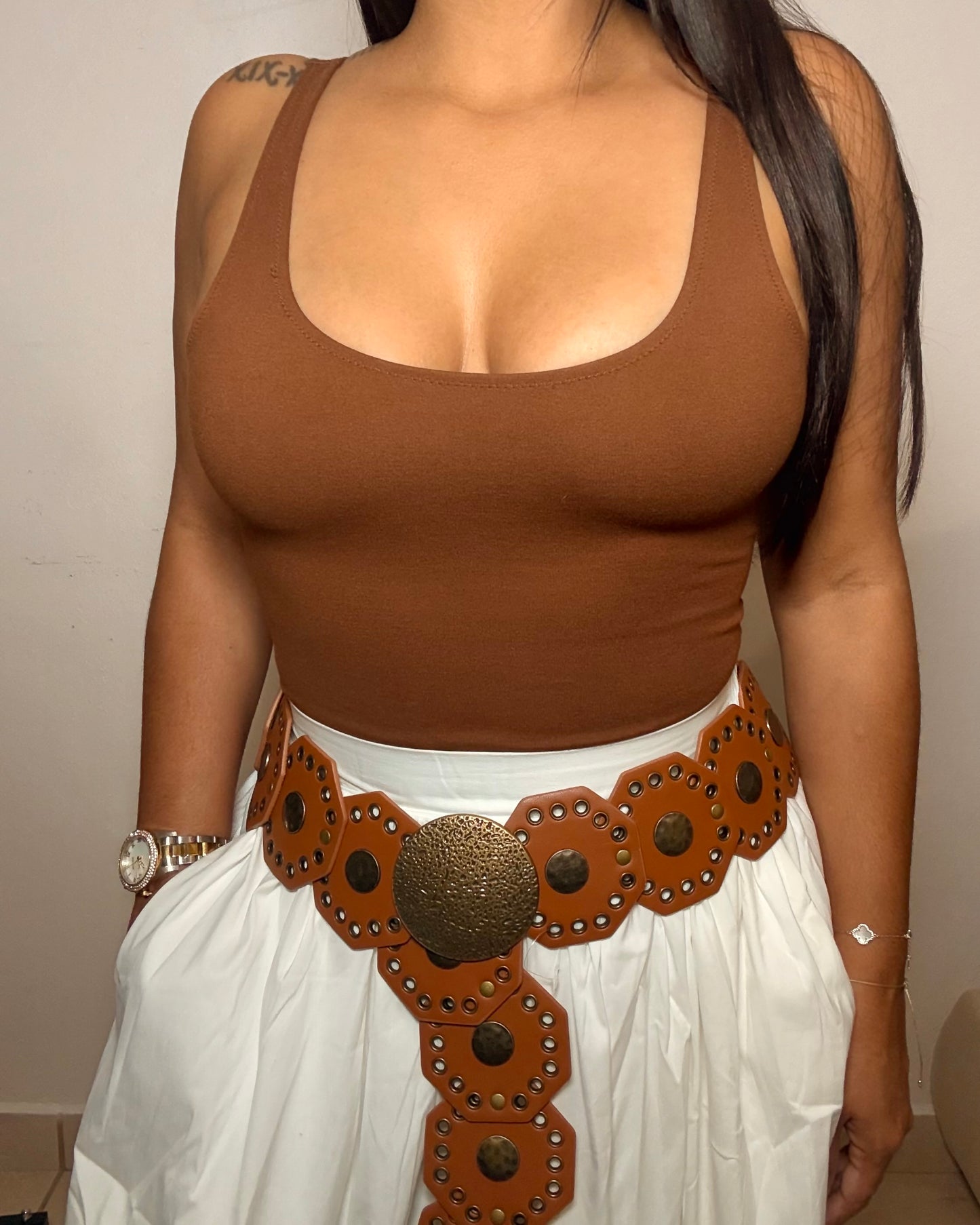 Brown Bodysuit