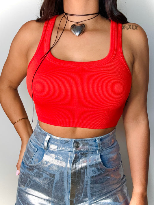 Red Basic Top
