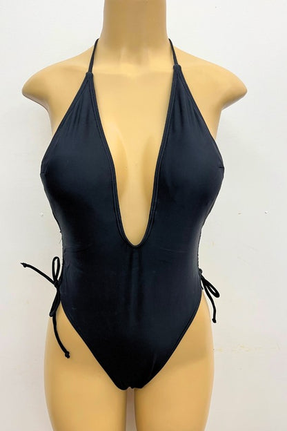Halter Black Swim