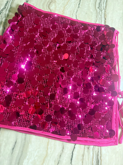 Pink Sequins Set