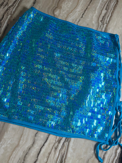 Blue Sequins Set