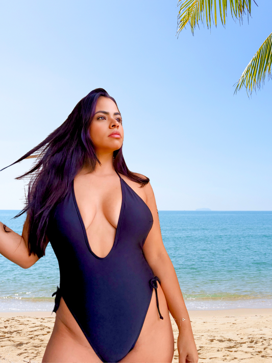 Halter Black Swim
