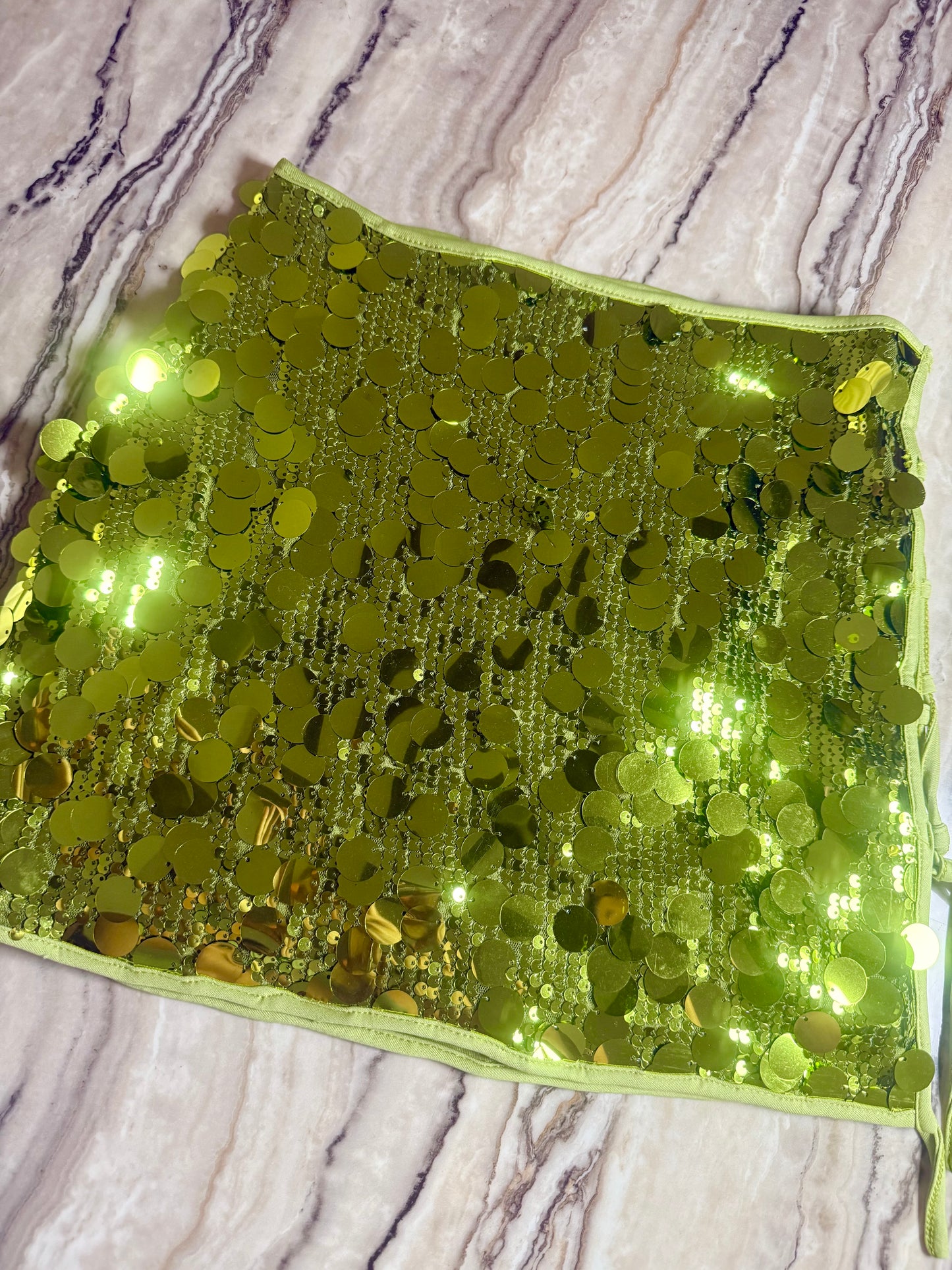 Green Sequins Set