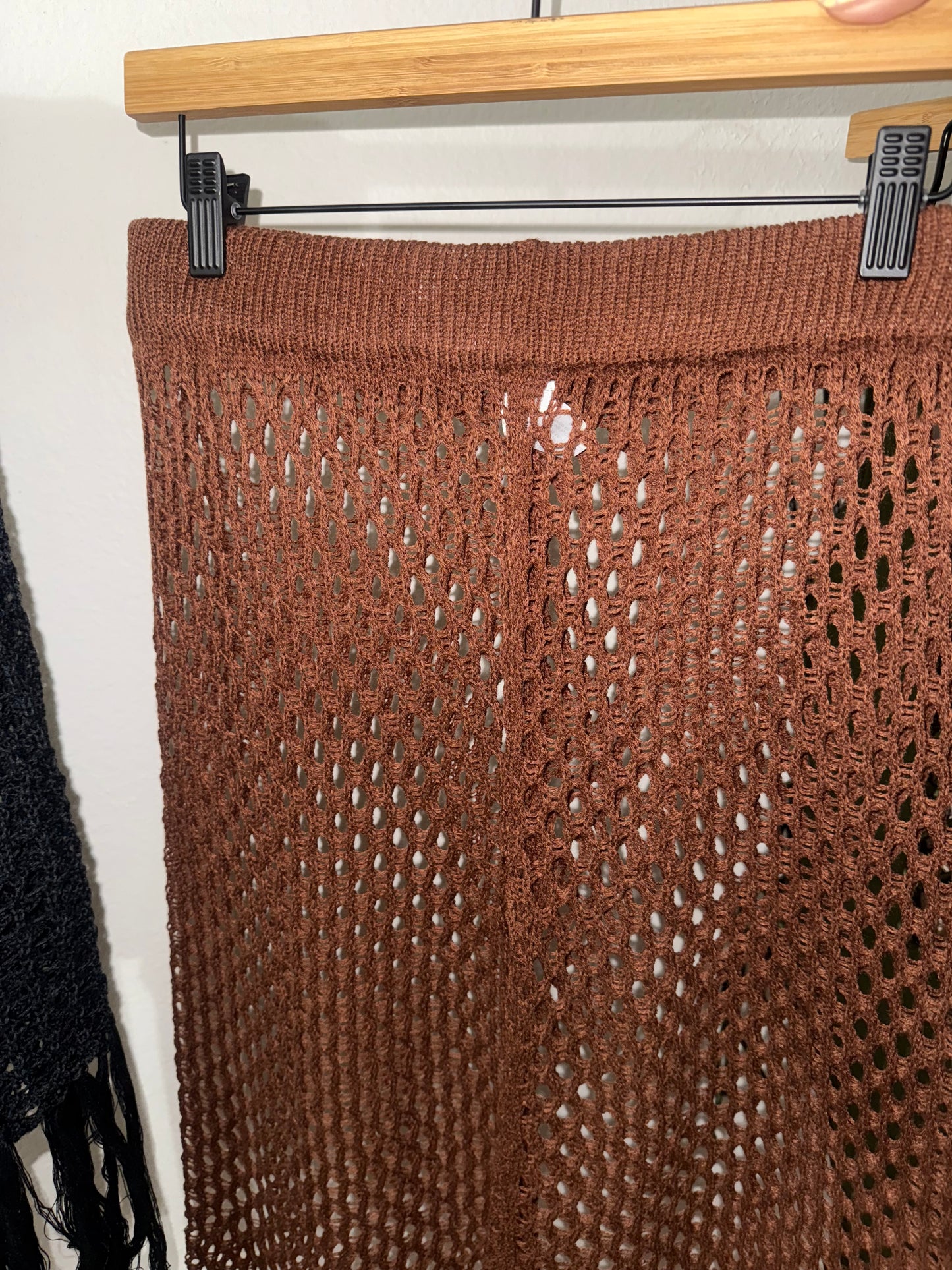 Brown Crochet Pant