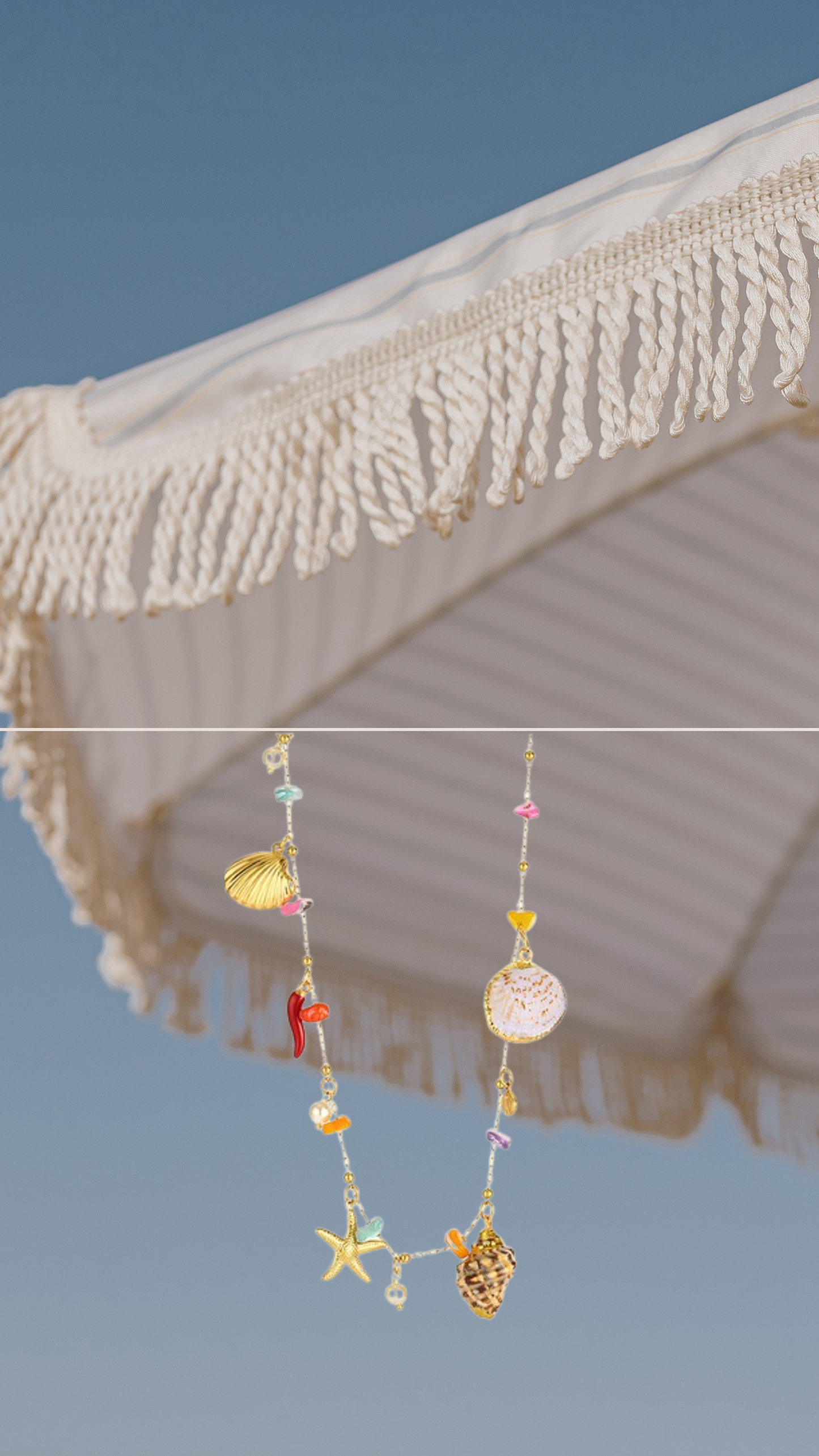 Shell Pearls Waist Belt